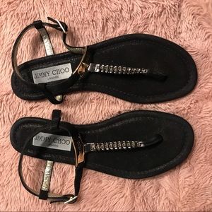 Jimmy Choo Black Sandal Size 5
